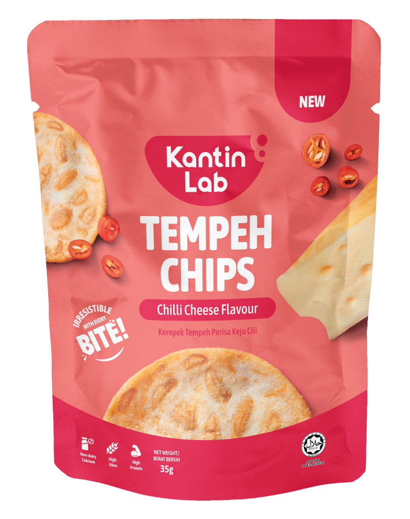 Kantin Lab Chili Cheese Flavored Tempeh Chips 35g