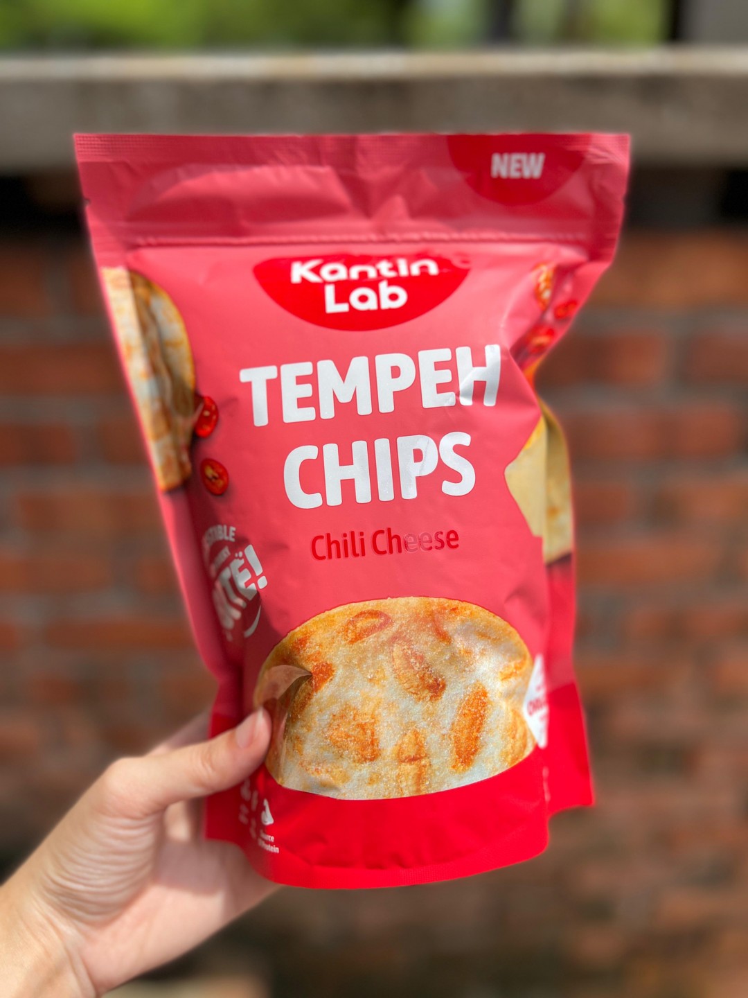 Kantin Lab Chili Cheese Flavored Tempeh Chip 100g