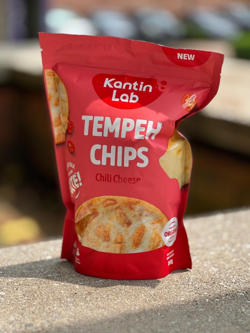 Kantin Lab Chili Cheese Flavored Tempeh Chip 100g